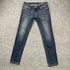 Miss Me Brand Skinny Jeans Size 29 Women's Blue Denim L31